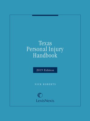 cover image of Texas Personal Injury Handbook